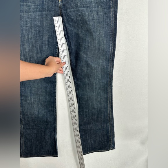 HUDSON BOOTCUT USA SIGNATURE LOW RISE FLAP POCKET JEAN IN ELM WASH Sz28 - Picture 7 of 16